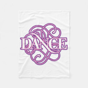 Dance Flourish Fleece Blanket