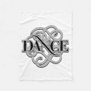 Dance Flourish Fleece Blanket