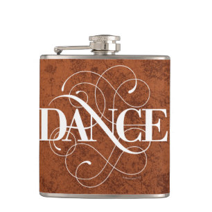 Dance Flourish Hip Flask