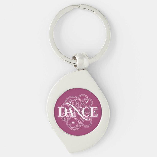 Dance Flourish Key Ring (Front)