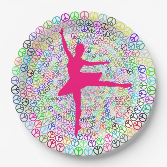 Dance for Peace   Paper Plate (Front)