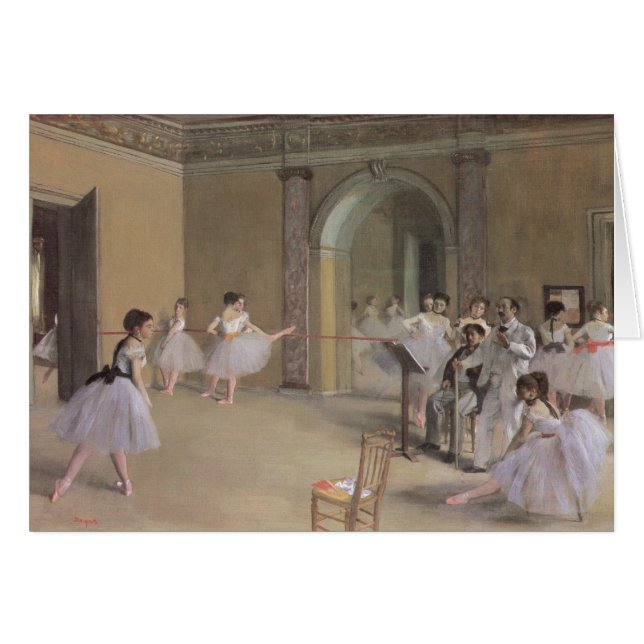 Dance Foyer at the Opera by Edgar Degas (Front Horizontal)