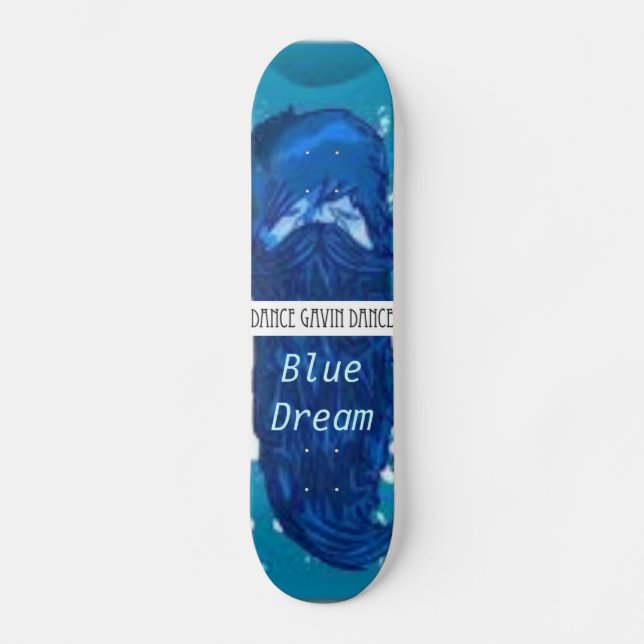 Dance Gavin Dance blue dream beard deck Skateboard (Front)