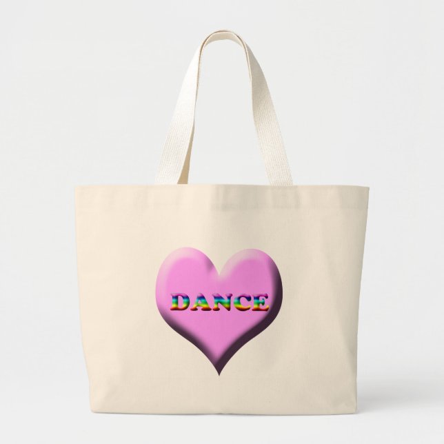 Dance! Gifts Large Tote Bag (Front)