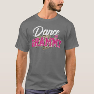 Dance Grammy Leopard Funny Dancing Grammy Mothers T-Shirt