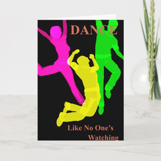 Dance greeting card (Front)