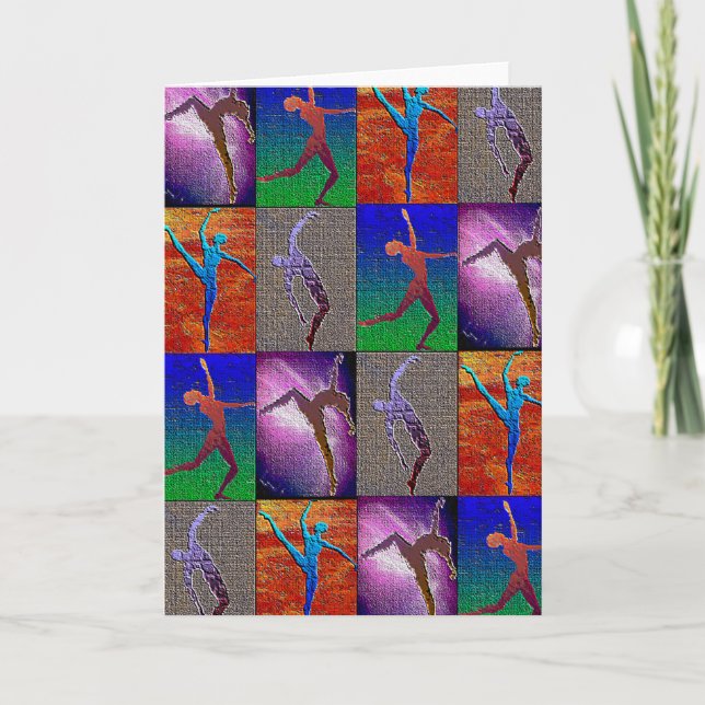 Dance Greeting Card (Front)