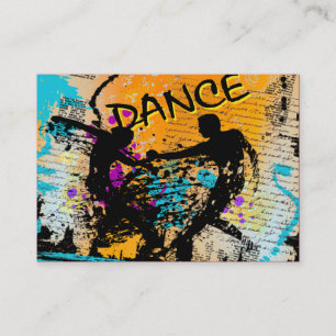 Dance Grunge - Choreographer, Dancer, Instructor Business Card