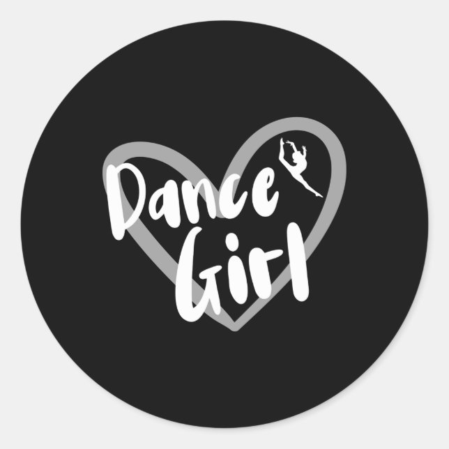 Dance He Classic Round Sticker (Front)