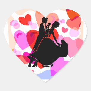 Dance Heart Sticker