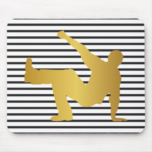 Dance Hip Hop Break Dance Modern Stripes Mouse Mat (Front)