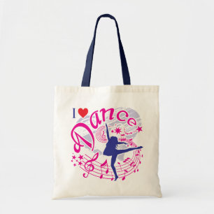 Dance, I Love Dance Tote Bag