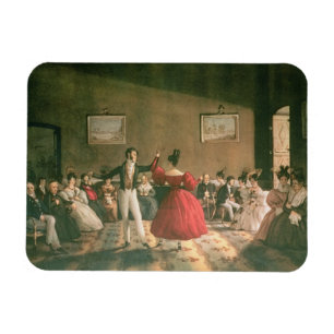 Dance in a Salon in Buenos Aires, c.1831 (w/c on p Magnet
