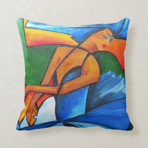 Dance in blue 2008 cushion