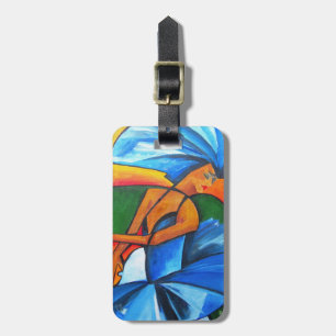 Dance in blue 2008 luggage tag