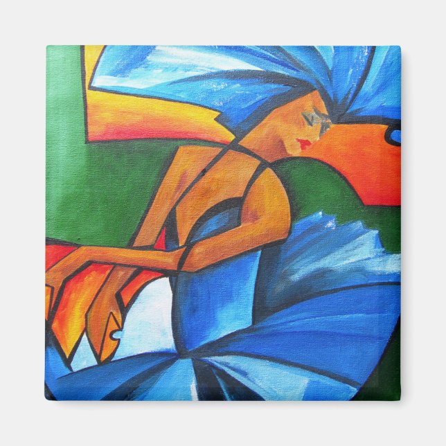 Dance in blue 2008 magnet (Front)