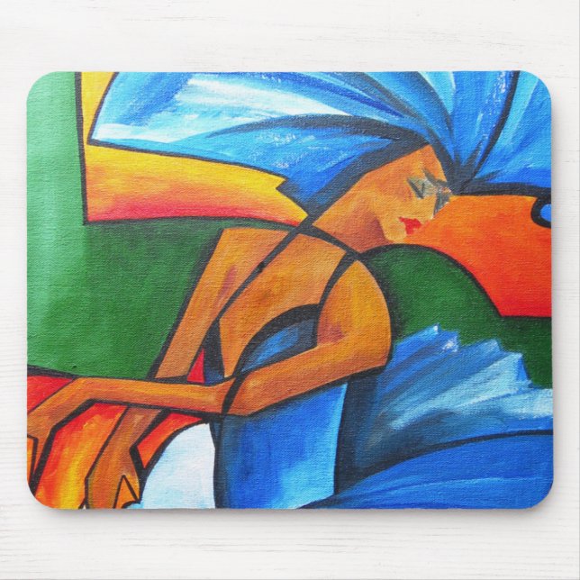 Dance in blue 2008 mouse mat (Front)