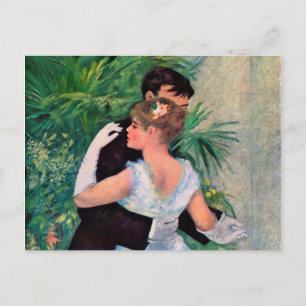 Dance in the city by Pierre-Auguste Renoir Postcard
