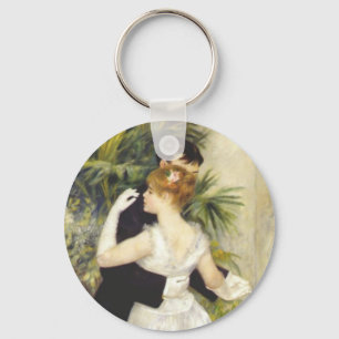 Dance in the City by Renoir Key Ring
