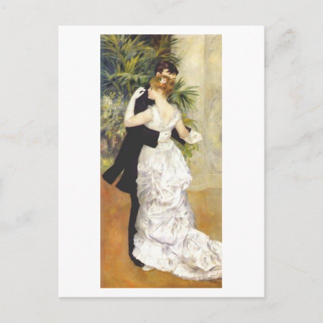 Dance in the City by Renoir Postcard (Front)