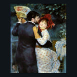 Dance in the country by Pierre-Auguste Renoir Poster<br><div class="desc">Dance in the country by Pierre-Auguste Renoir</div>