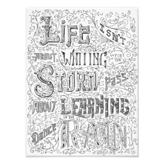 Dance in the Rain Photo Print