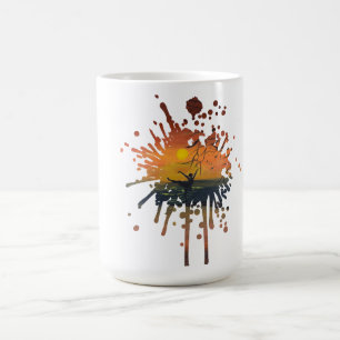     Dance in the Sunset Glow   handmade artwork  Coffee Mug