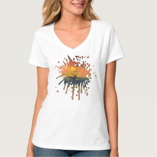     Dance in the Sunset Glow   handmade artwork  T-Shirt