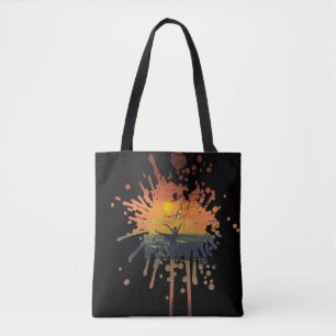     Dance in the Sunset Glow   handmade artwork  Tote Bag