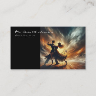 Dance Instructor Ballet Ballerina Teacher Business Card