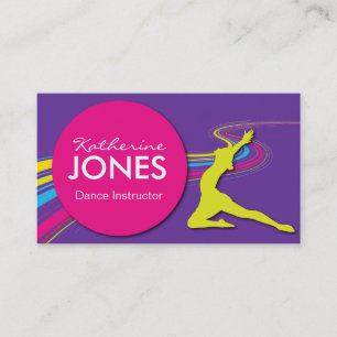 Dance Instructor Business Card