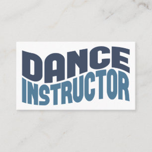 Dance Instructor Business Cards