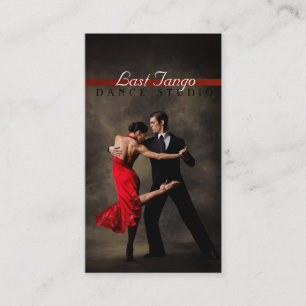 Dance, Instructor, Studio Lessons Business Card