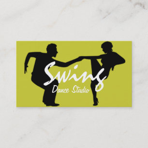 Dance Instructor Studio Lessons Business Card