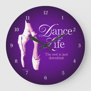 Dance Is Life Large Clock