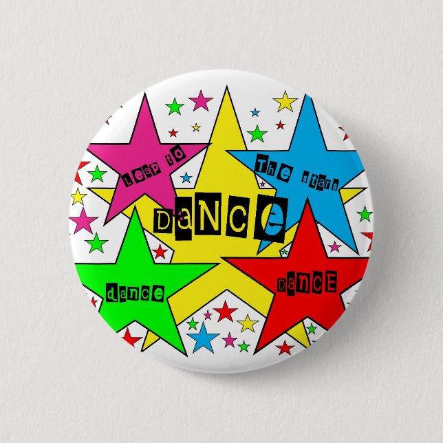 Dance (Leap To The Stars) Button (Front)