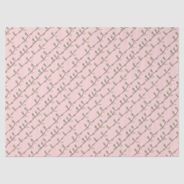 Dance Lessons Tissue Paper (Pink) (Front)