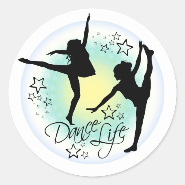 Dance Kids Stickers & Labels Zazzle UK