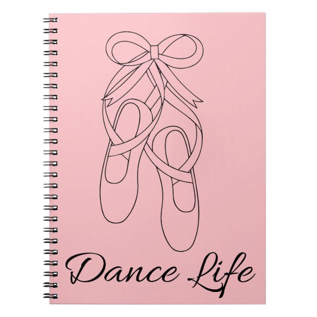 Dance Life Spiral Notebook (Front)