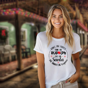Dance like frosty, love animals like vegans T-Shirt