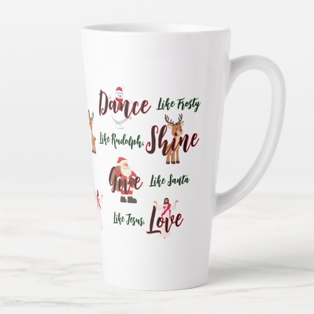 Dance Like Frosty Love Like Jesus Mug (Right)