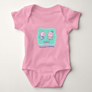 Dance Like No One is Watching Happy Dancing Pigs Baby Bodysuit