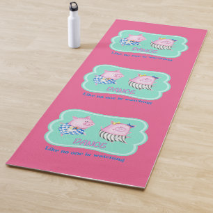 Dance Like No One is Watching Happy Dancing Pigs Yoga Mat
