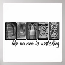 Dance Like No One Is Watching, Letter PIcture