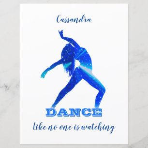 Dance - Like no one is watching Paper Sheet
