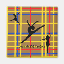 Dance like Piet Mondrian Modern Art