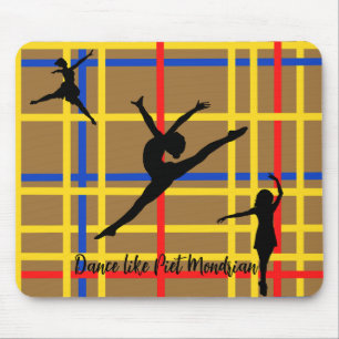 Dance like Piet Mondrian Modern Art  Mouse Mat