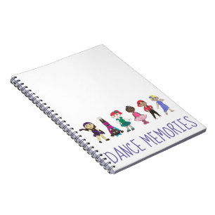 Dance Memories Ballet Tap Jazz Recital Gift Notebook