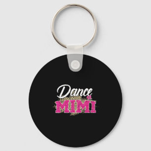 Dance mimi leopard funny dancing mimi mother's day key ring