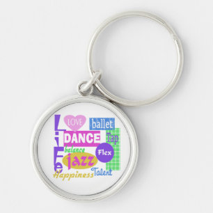 Dance Mix Key Ring
